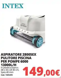 Brico Io Intex aspiratore 28005ex pulitore piscina offerta