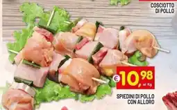 Centro Commerciale Discount Spiedini di pollo con alloro offerta
