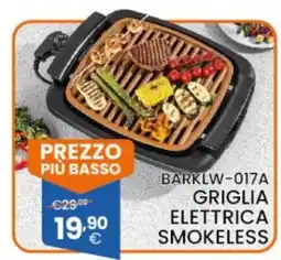 Brigros Griglia elettrica smokeless offerta