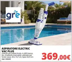 Brico Io gre Aspiratore Electric Vac Plus offerta