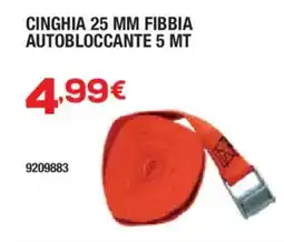 Bricofer Cinghia 25 mm fibbia autobloccante offerta