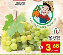 Centro Commerciale Discount Uva bianca senza semi offerta