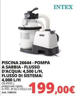 Brico Io Intex Pompa a sabbia offerta