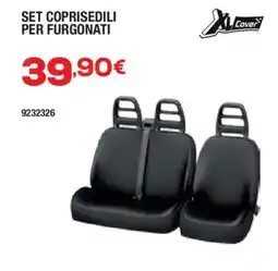 Bricofer Set coprisedili per furgonati XL Cover offerta