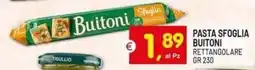 Centro Commerciale Discount Pasta sfoglia Buitoni rettangolare offerta