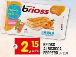 Centro Commerciale Discount Brioss albicocca Ferrero offerta