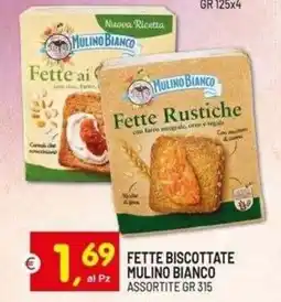 Centro Commerciale Discount Fette biscottate Mulino Bianco assortite offerta