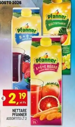 Centro Commerciale Discount Nettare Pfanner assortito offerta