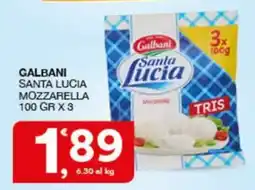 Quick Sisa Galbani Santa Lucia Mozzarella offerta