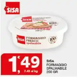 Quick Sisa SISA Formaggio Fresco Spalmabile offerta