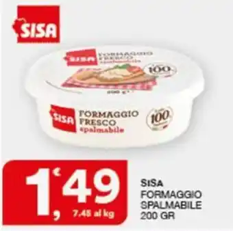 Quick Sisa SISA Formaggio Fresco Spalmabile offerta
