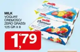Quick Sisa Milk Yogurt Cremoso Zero Grassi offerta