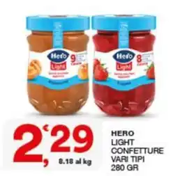Quick Sisa Hero Light confetture offerta
