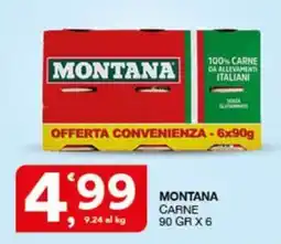 Quick Sisa Montana carne offerta
