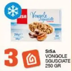 Quick Sisa Sisa vongole sgusciate offerta