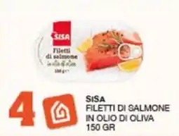 Quick Sisa Sisa filetti di salmone in olio di oliva offerta