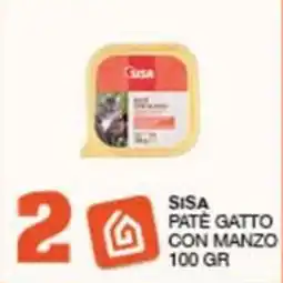 Quick Sisa Sisa paté gatto con manzo offerta