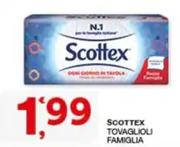 Quick Sisa Scottex tovaglioli famiglia offerta