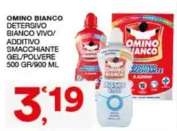 Quick Sisa Omino bianco detergente bianco vivo offerta