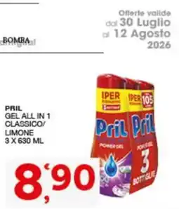 Quick Sisa Pril Gel All in 1 Classico offerta
