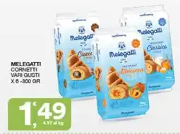 Quick Sisa Melegatti cornetti vari gusti offerta