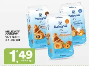 Quick Sisa Melegatti cornetti vari gusti offerta