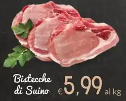 Carni e Affini Supermercati Bistecche di Suino offerta