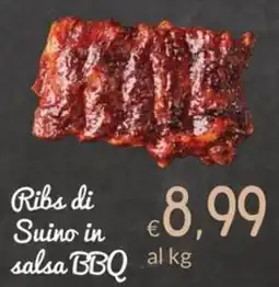Carni e Affini Supermercati Ribs di Suino in salsa BBQ offerta