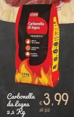 Carni e Affini Supermercati Carbonella di legna Crai offerta