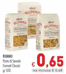 Cash & Carry Grossy Rummo Pasta di Semola Formati Classici offerta