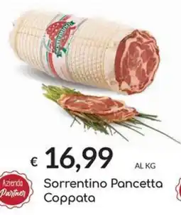Carni e Affini Supermercati Sorrentino Pancetta Coppata offerta