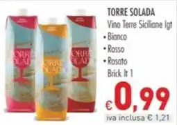 Cash & Carry Grossy Torre Solada Vino Terre Siciliane Igt offerta
