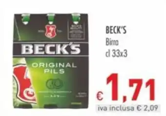 Cash & Carry Grossy Beck's birra offerta