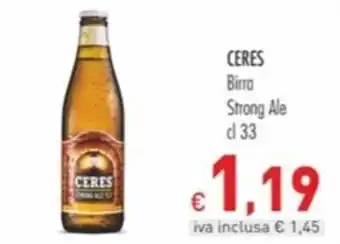 Cash & Carry Grossy Ceres birra strong ale offerta