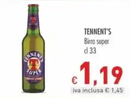 Cash & Carry Grossy Tennent's Birra super offerta