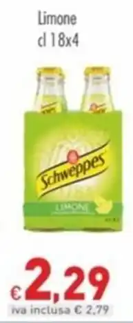 Cash & Carry Grossy Schweppes Limone offerta