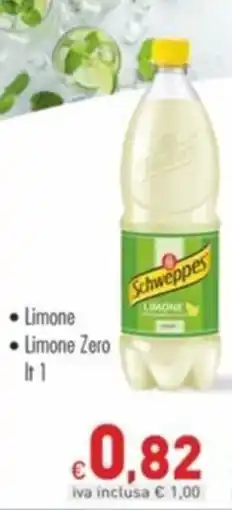 Cash & Carry Grossy Schweppes Limone offerta