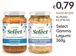 Carni e Affini Supermercati Select Gamma Legumi offerta
