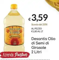 Carni e Affini Supermercati Desantis Olio di Semi di Girasole offerta