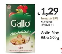 Carni e Affini Supermercati Gallo Riso Ribe offerta
