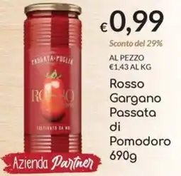 Carni e Affini Supermercati Rosso Gargano Passata di Pomodoro offerta
