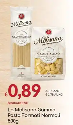 Carni e Affini Supermercati La Molisana Gamma Pasta Formati Normali offerta