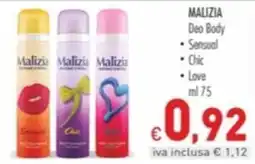 Cash & Carry Grossy Malizia Deo Body offerta