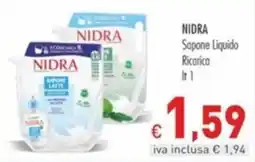 Cash & Carry Grossy Nidra Sapone Liquido Ricarica offerta
