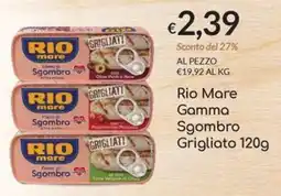 Carni e Affini Supermercati Rio Mare Gamma Sgombro Grigliato offerta