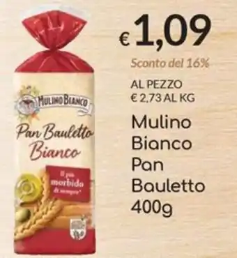 Carni e Affini Supermercati Mulino Bianco Pan Bauletto Bianco offerta