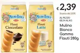 Carni e Affini Supermercati Mulino bianco gamma flauti offerta