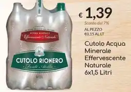 Carni e Affini Supermercati Cutolo Acqua Minerale Effervescente Naturale offerta