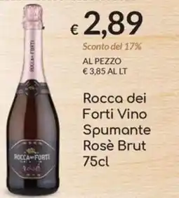 Carni e Affini Supermercati Rocca dei Forti Vino Spumante Rosè Brut offerta