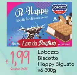 Carni e Affini Supermercati Lobozzo Biscotto Happy Bigusto offerta